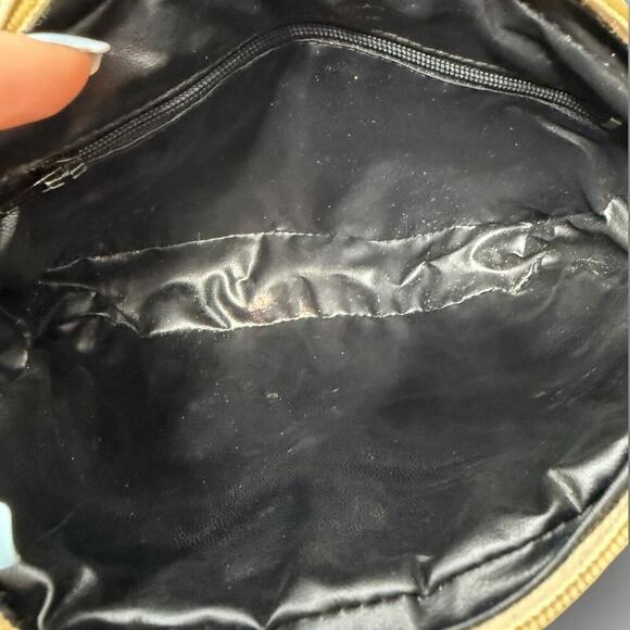 RARE Vintage 1980s Balenciaga Paris BB Logo Leather Crossbody Bag Cream Ivory - Picture 12 of 16